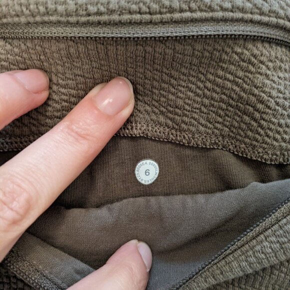 Lululemon women's green cropped hoodie size 6 - Picture 7 of 7